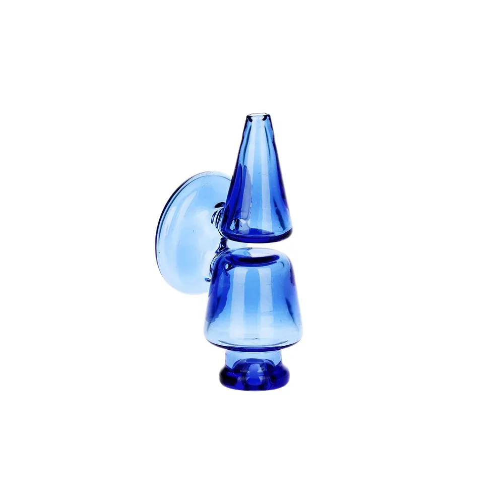 Pulsar Double Chamber Glass Mouthpiece Attachment for Puffco Pivot - Colors Vary - Image 2