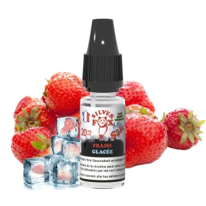 STRAWBERRY ICE Silver Fox 10ml nicotine salt e-liquid