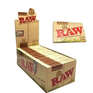 Raw Organic Hemp 1 1/2 Rolling Papers 25pk Box