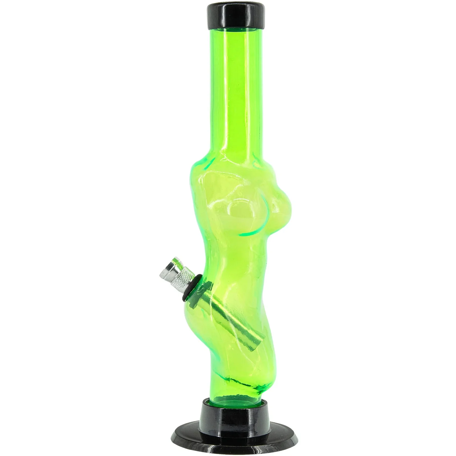 Acrylic Lady Contour Bong 8" - Multiple Colors - Image 2