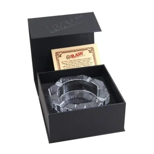 RAW Crystal Glass Ashtray