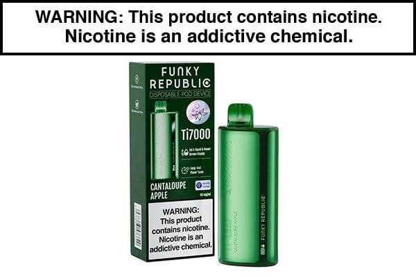 FUNKY LANDS TI7000 DISPOSABLE VAPE 12.8ML – 7000 PUFFS - Image 2