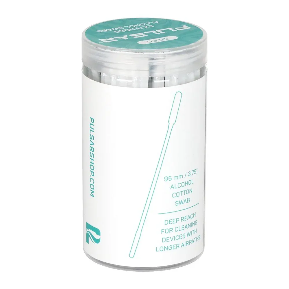50CT TUB - Pulsar Alcohol Cotton Cleaning Swabs - Image 2