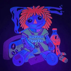 Retro Sloth - LE UV Raggedy Ann Moodmat