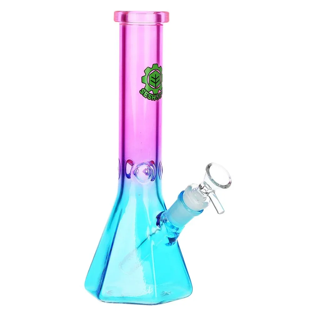 SeshGear Prismatic Bliss Ombre Glass Water Pipe | 10" | 14mm F - Image 2