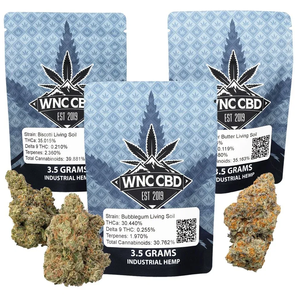 WNC High THCA Indoor Living Soil Flower | 3.5g