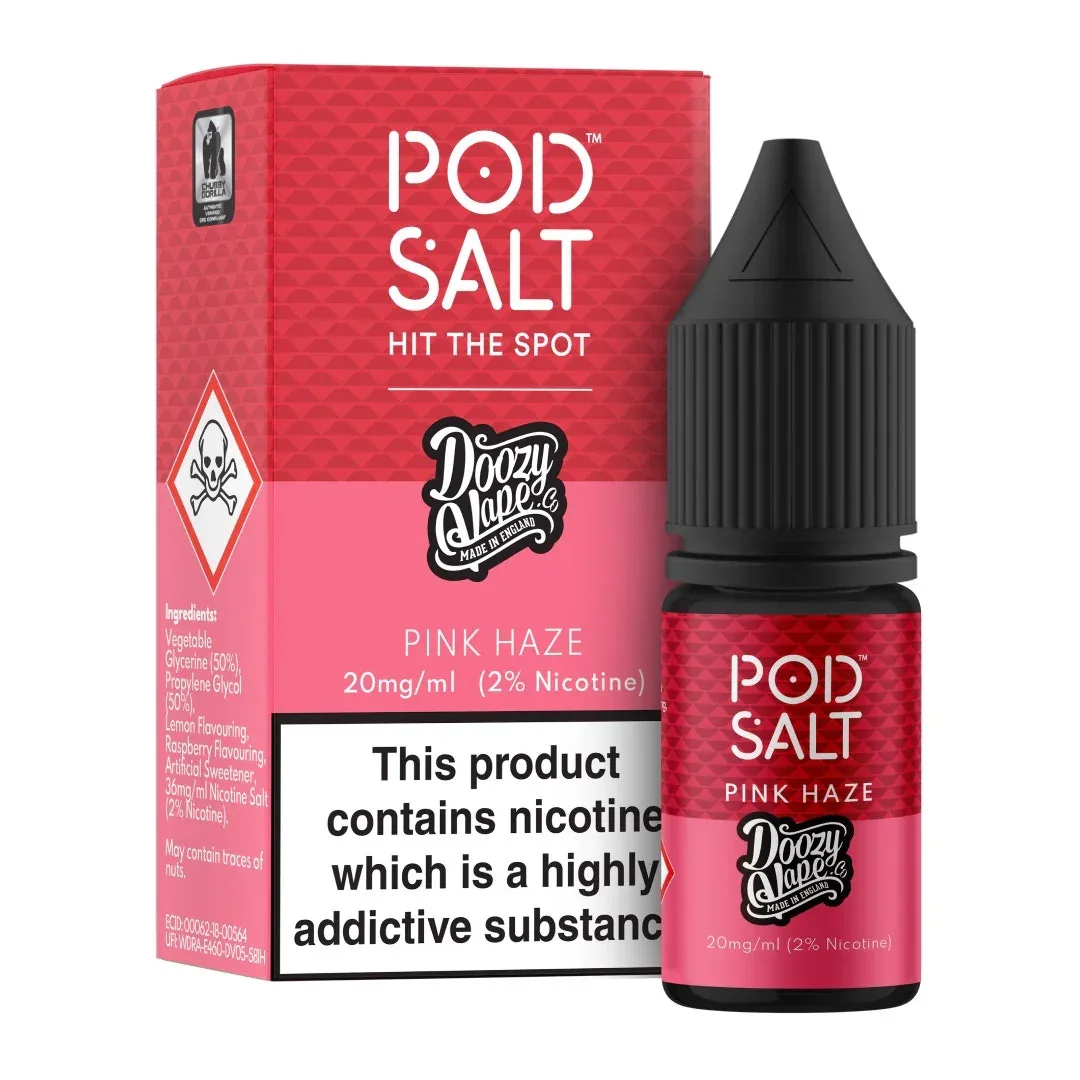 !!! Pink Haze Pod Salt Fusion 10ml nicotine salt e-liquid !!!
