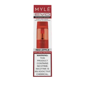 Myle Evo Rechargeable 2500 Puffs Red Apple