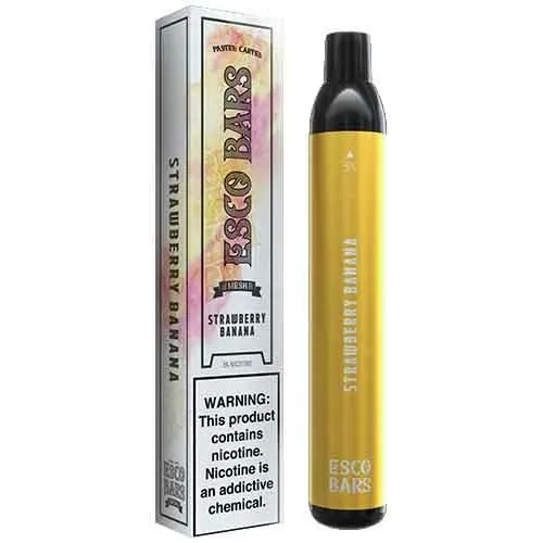 Esco Bars Mesh 2500 Puffs Disposable - Strawberry Banana