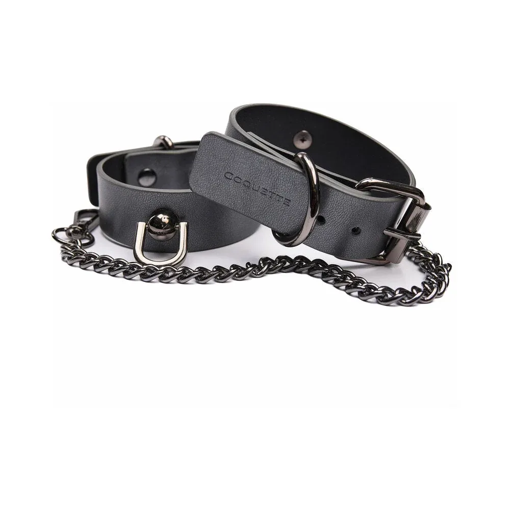 Coquette Pleasure Cuffs Grey - Image 2