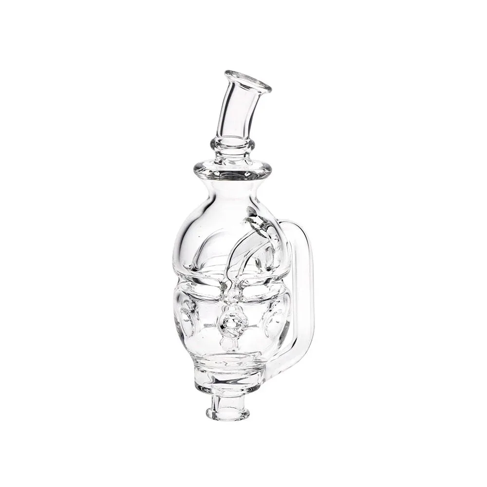 Pulsar Fab Egg Bubbler Glass Mouthpiece Attachment for Puffco Pivot - 5" / Clear - Image 2