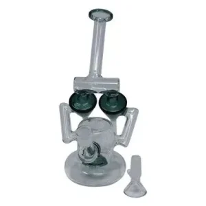 SCI-FI Dual Recycler Beaker Water Pipe