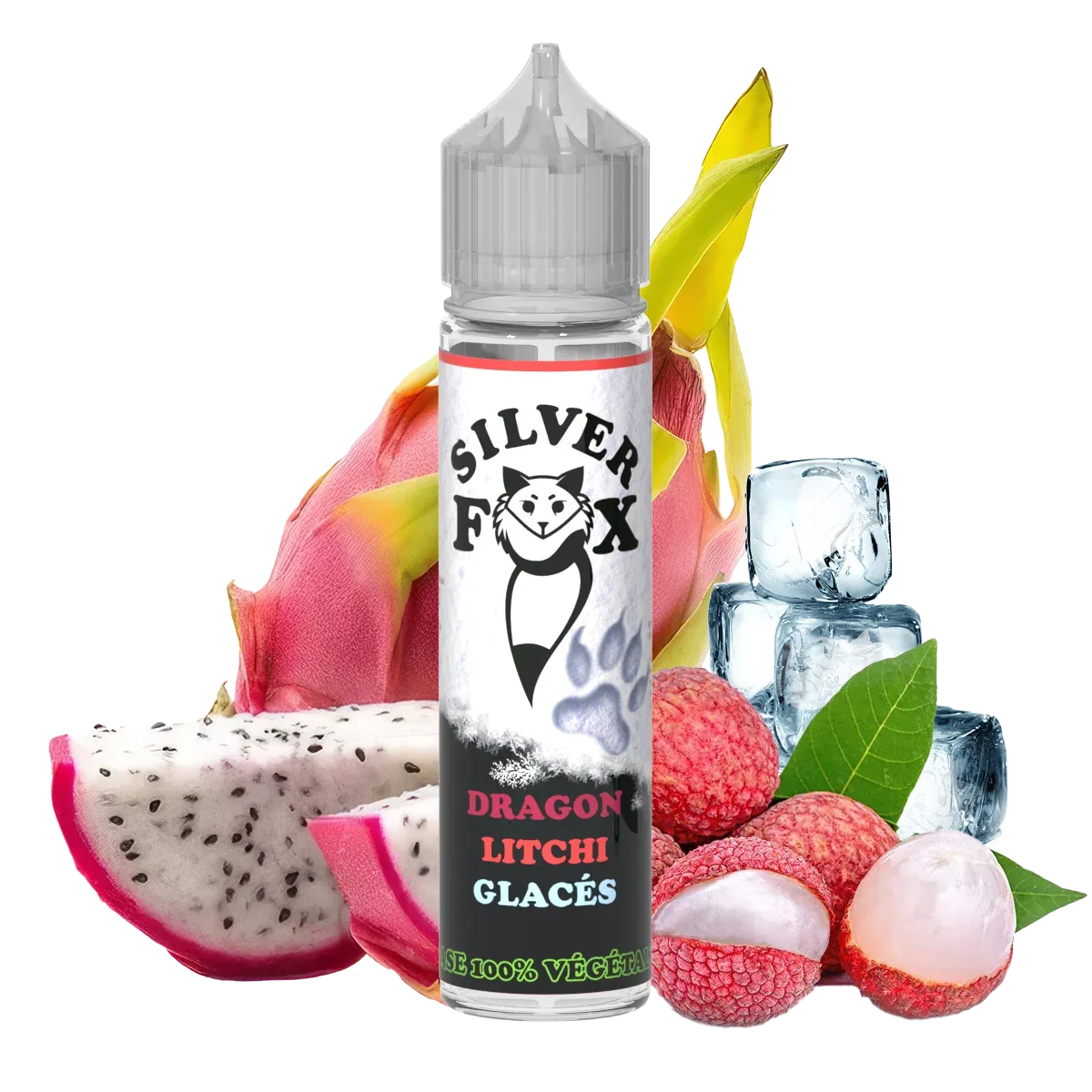 Dragon Litchi ice Silver Fox 50ml shake and vape e-liquid