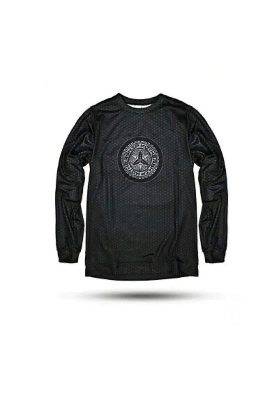 Mothership Glass Nebula Long Sleeve Shirt Black