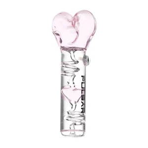 Pulsar Cool Down My Heart Glycerin Glass Hand Pipe - 5.5"