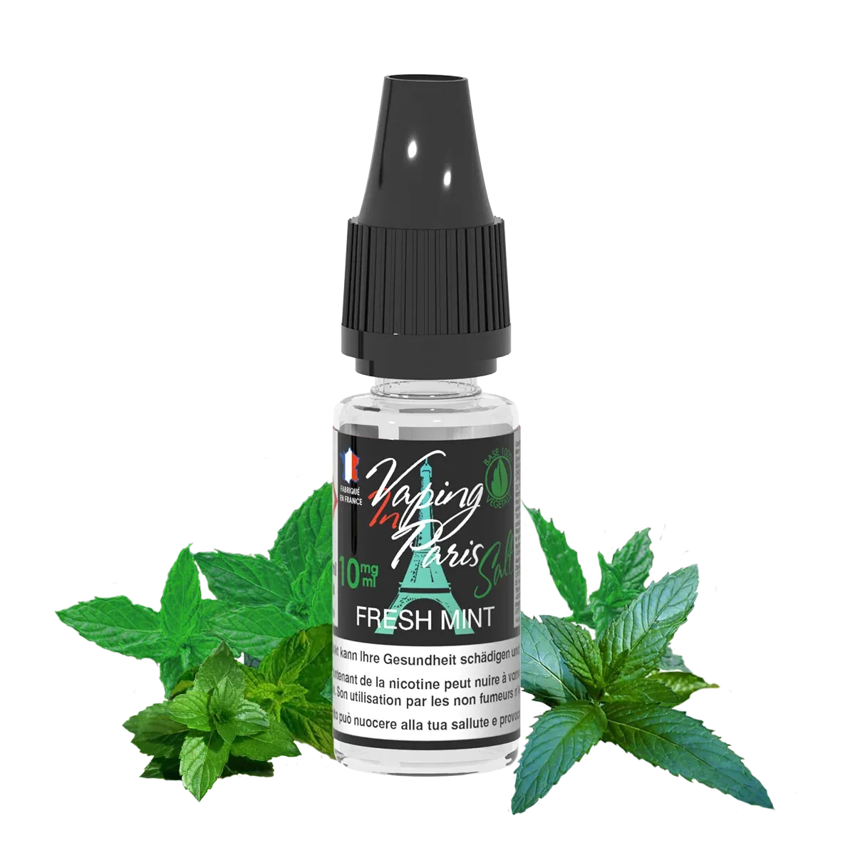 VIP Vaping in Paris – Fresh Mint Salt Nicotine E-Liquid