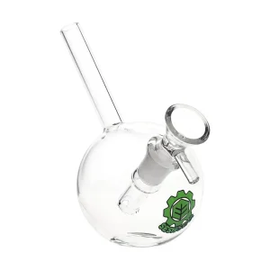 SeshGear Round Ball Glass Water Pipe - 4.5" / 14mm F / Colors Vary