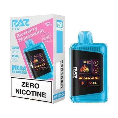 Raz DC25000 ZERO 0% Disposable Vape Device - 3PK - Image 2