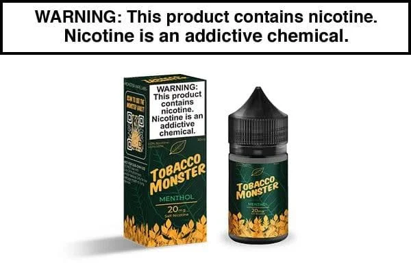 MENTHOL BY TOBACCO MONSTER SALT NIC 30ML