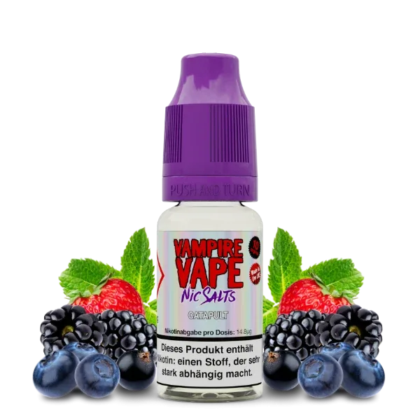 Vampire Vape Catapult Nic Salt – Fruity & Cool Salt Nic E-Liquid
