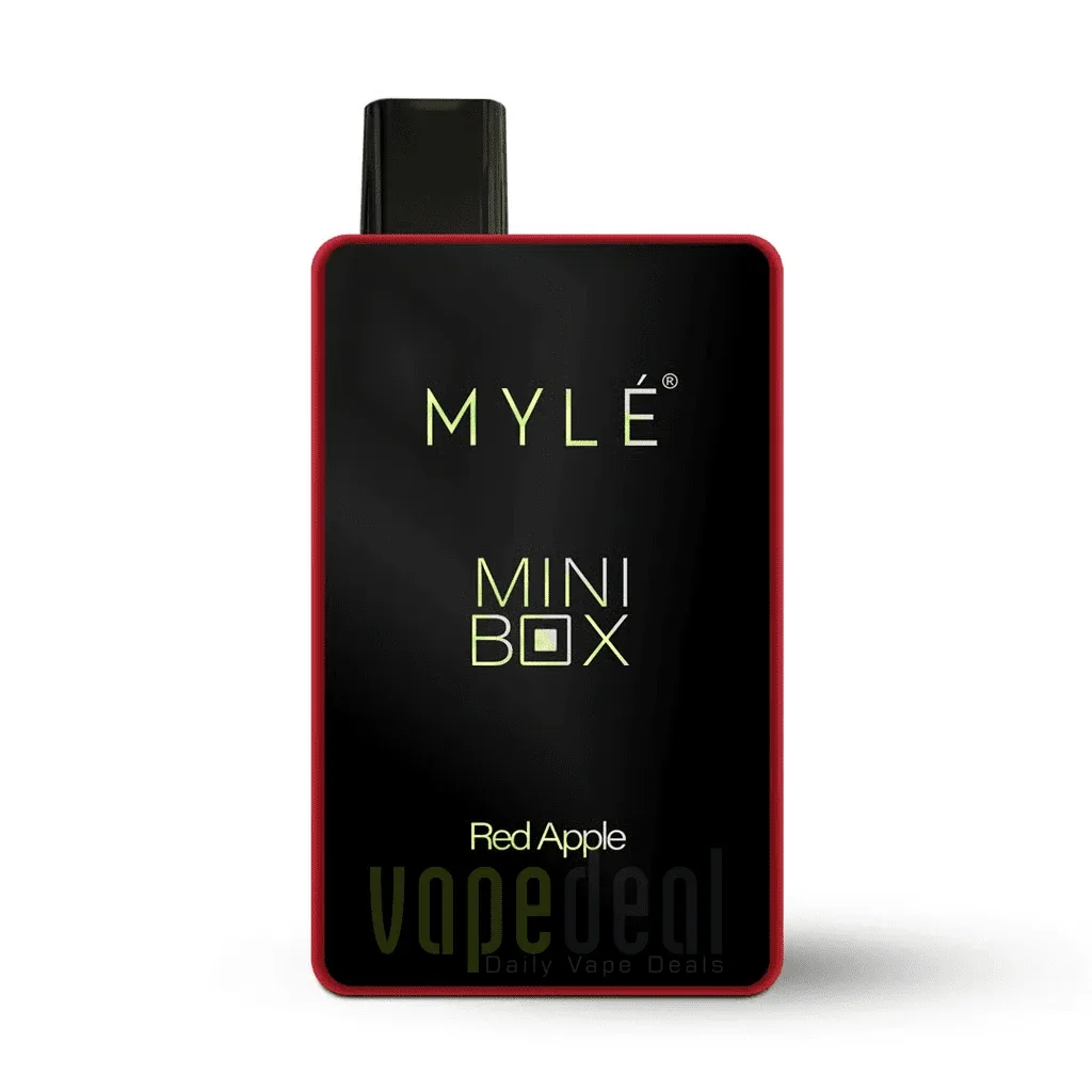 Myle Mini Box Disposable Device 1500 Puffs - Red Apple