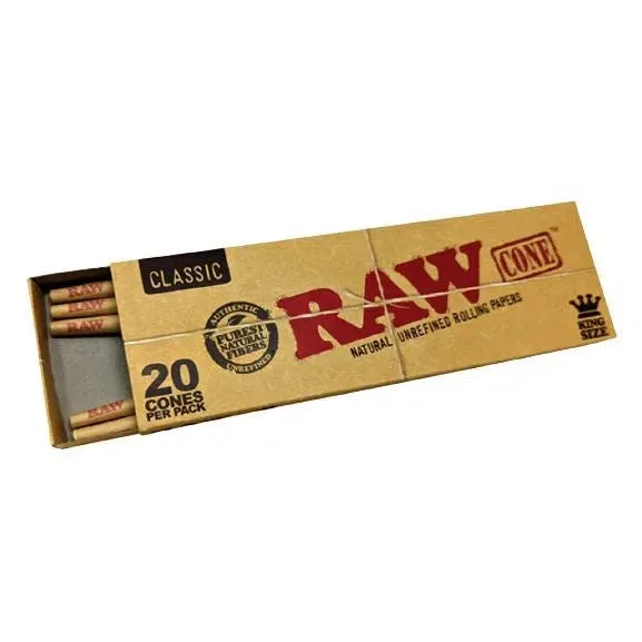 Raw Classic Cones King Size 12pk Box - Image 2