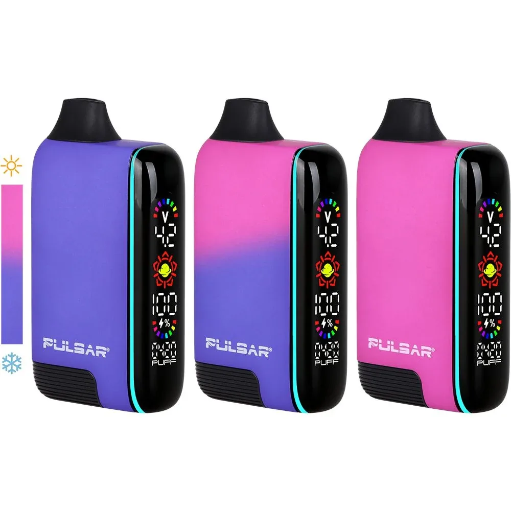 Pulsar 510 DL 5.0 Precision Voltage Control LCD Screen Vape Bar | Thermo Series | 1000mAh - Image 2
