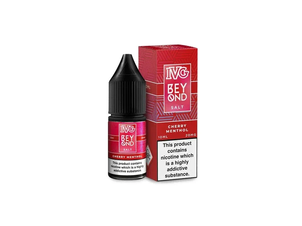 Cherry Menthol IVG Beyond 10ml nicotine salt e-liquid