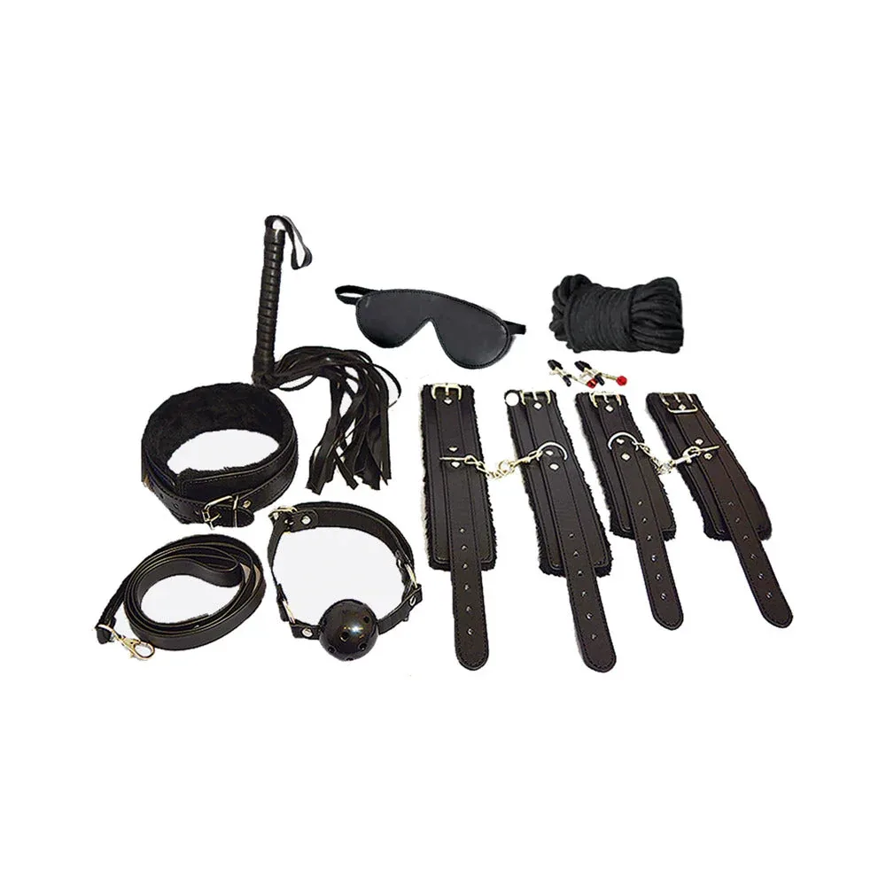 Ple'sur 12-Piece Everything Bondage Kit Black - Image 2
