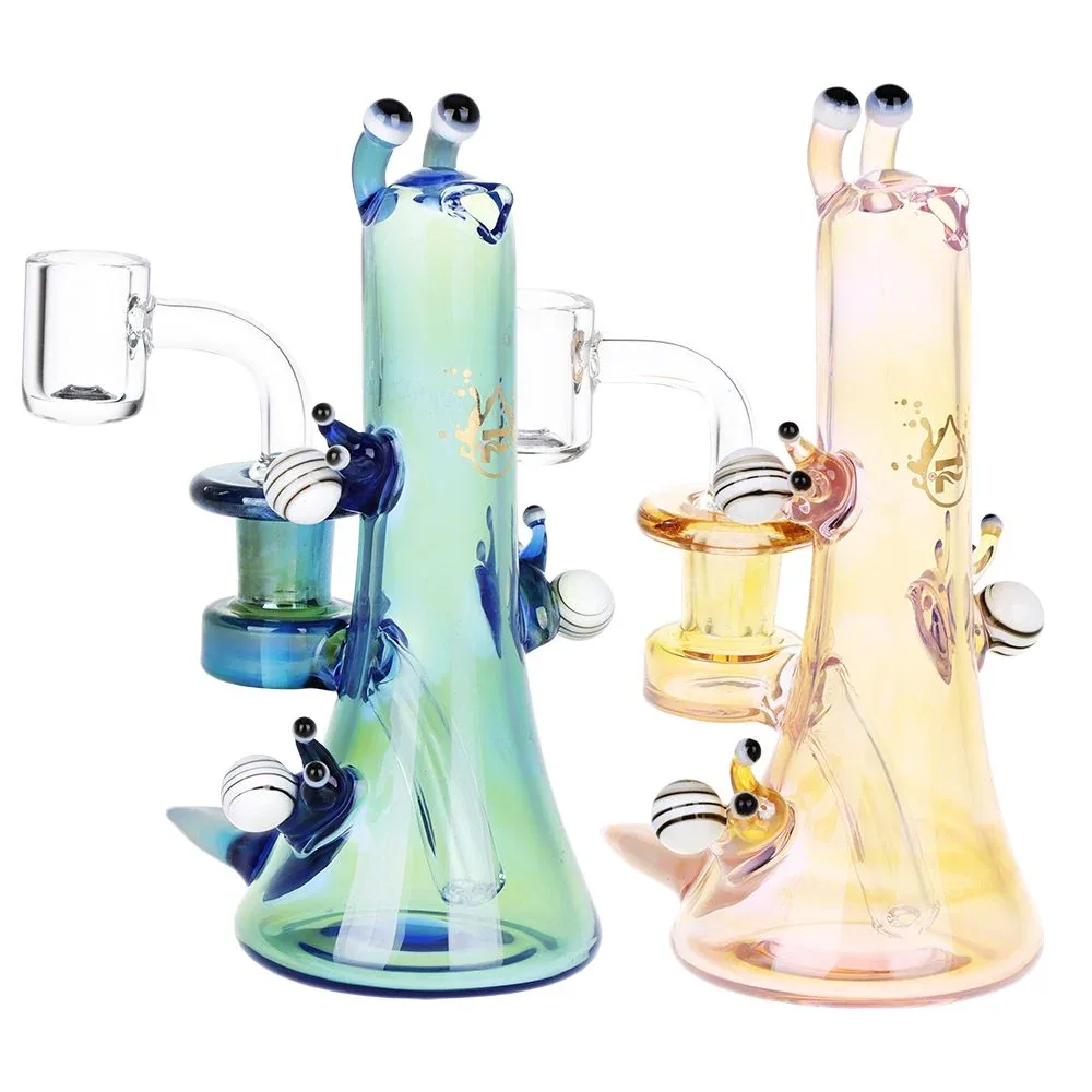Pulsar Snail Smoochies Glass Dab Rig | 6" | 14mm F