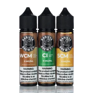 BARISTA BREW CO. - NO NICOTINE VAPE JUICE 60ML
