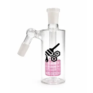 Honeybee Herb Matrix Perc Glass Cylinder Ash Catcher