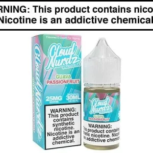 GUAVA PASSIONFRUIT ICED BY CLOUD NURDZ SALT 30ML