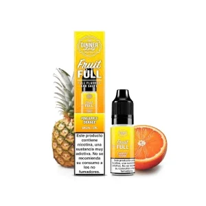 Dinner Lady Fruit Full Pineapple Orange 10ml Nic Salt Tropical Pineapple & Zesty Orange