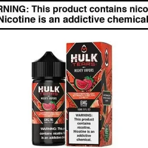 WATERMELON STRAW-MELON CHEW BY MIGHTY VAPORS HULK TEARS 100ML