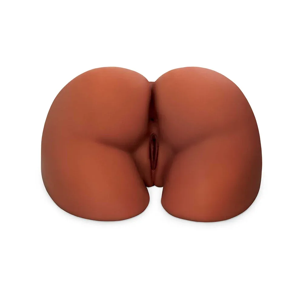 PDX Plus Perfect Ass XL Dual Entry Masturbator Brown - Image 2