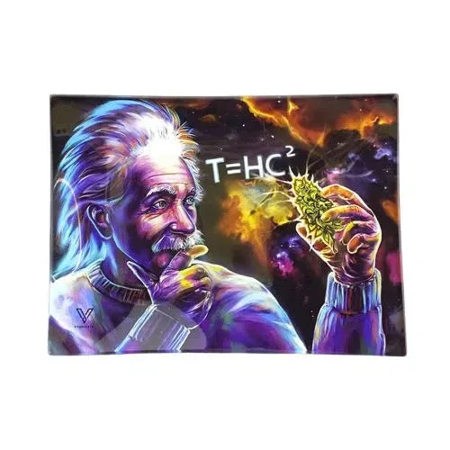 V Syndicate Shatterproof Glass Rolling Tray