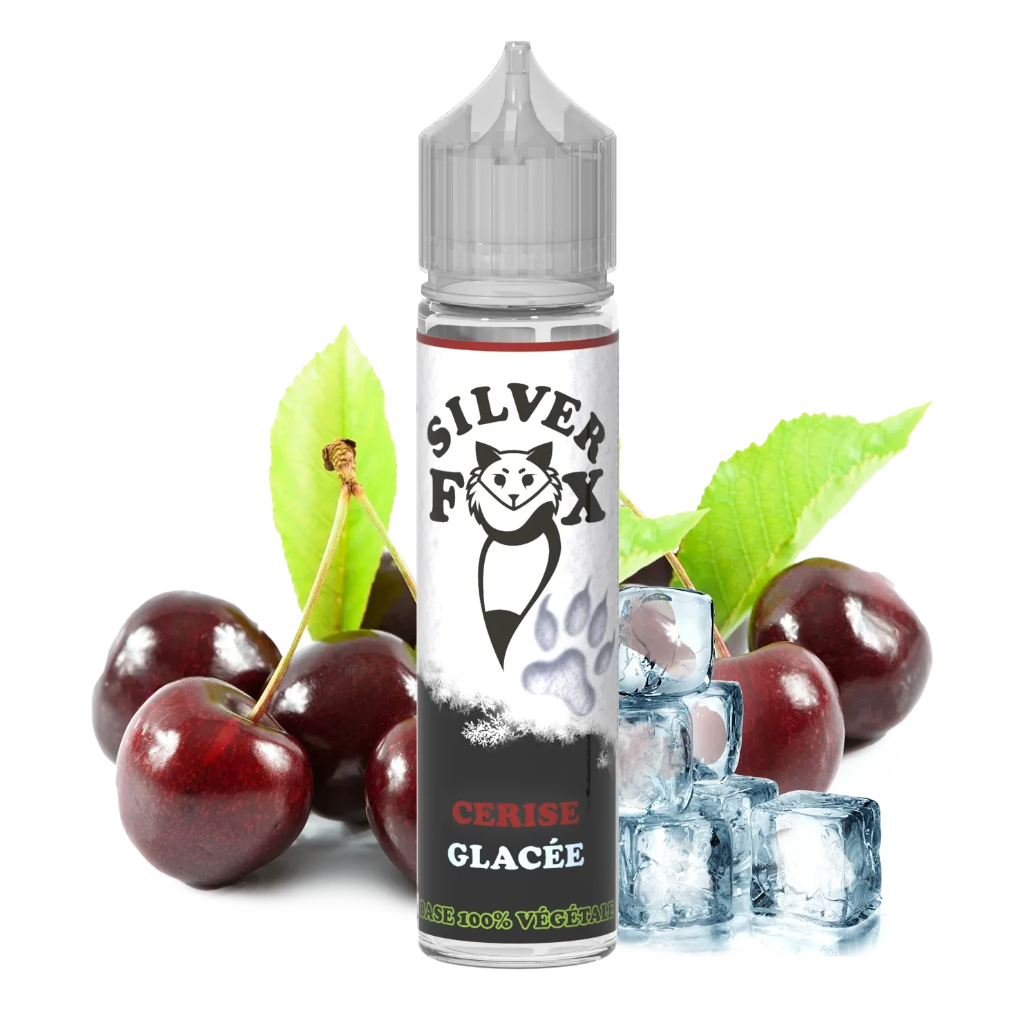 Cherry ice Silver Fox 50ml shake and vape e-liquid