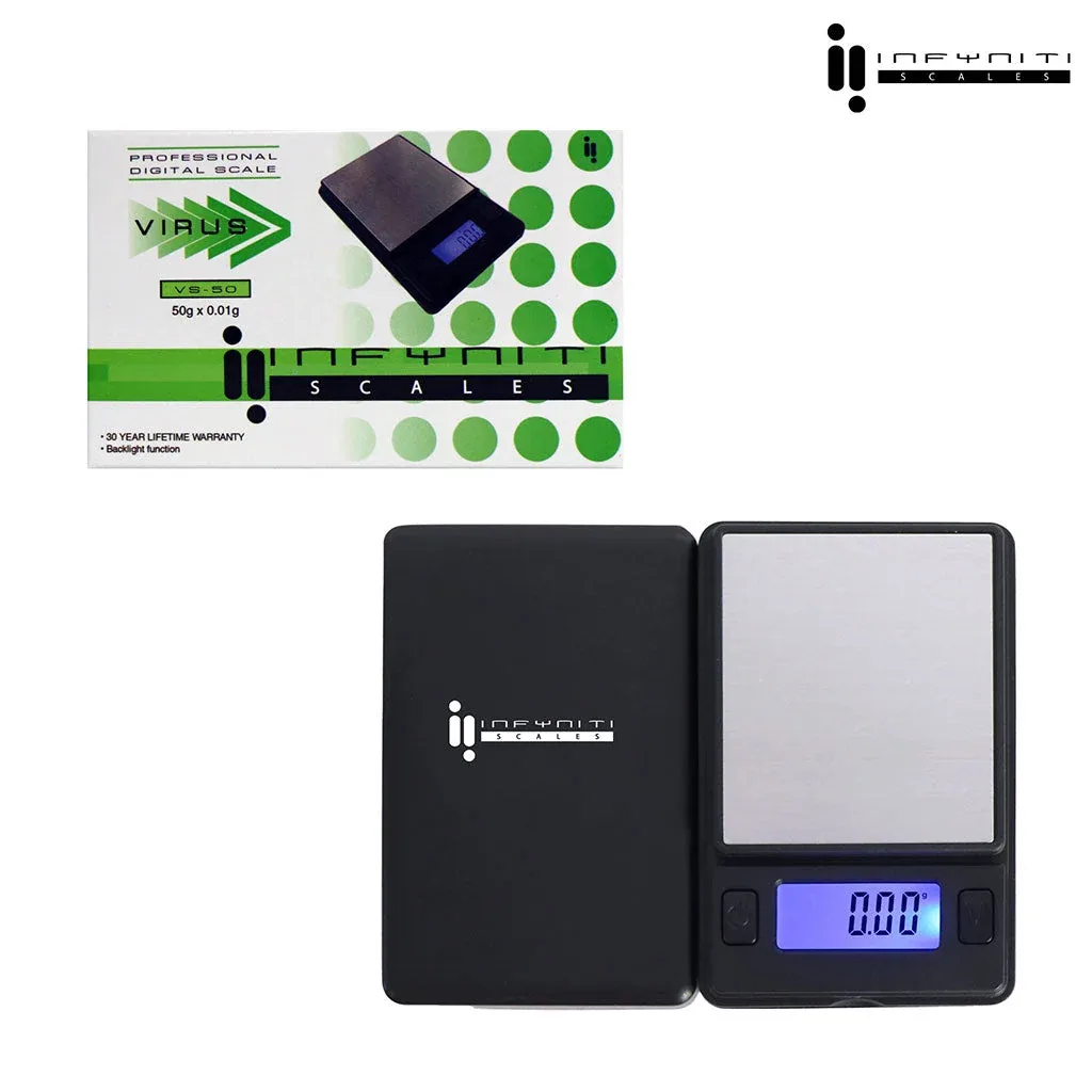 Virus; 50g X 0.01g, Pocket Scales