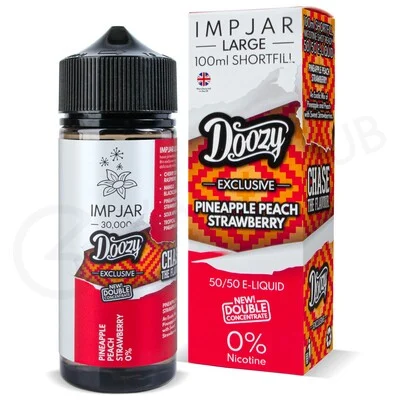Pineapple Peach Strawberry Shortfill E-Liquid by Imp Jar & Doozy 100ml