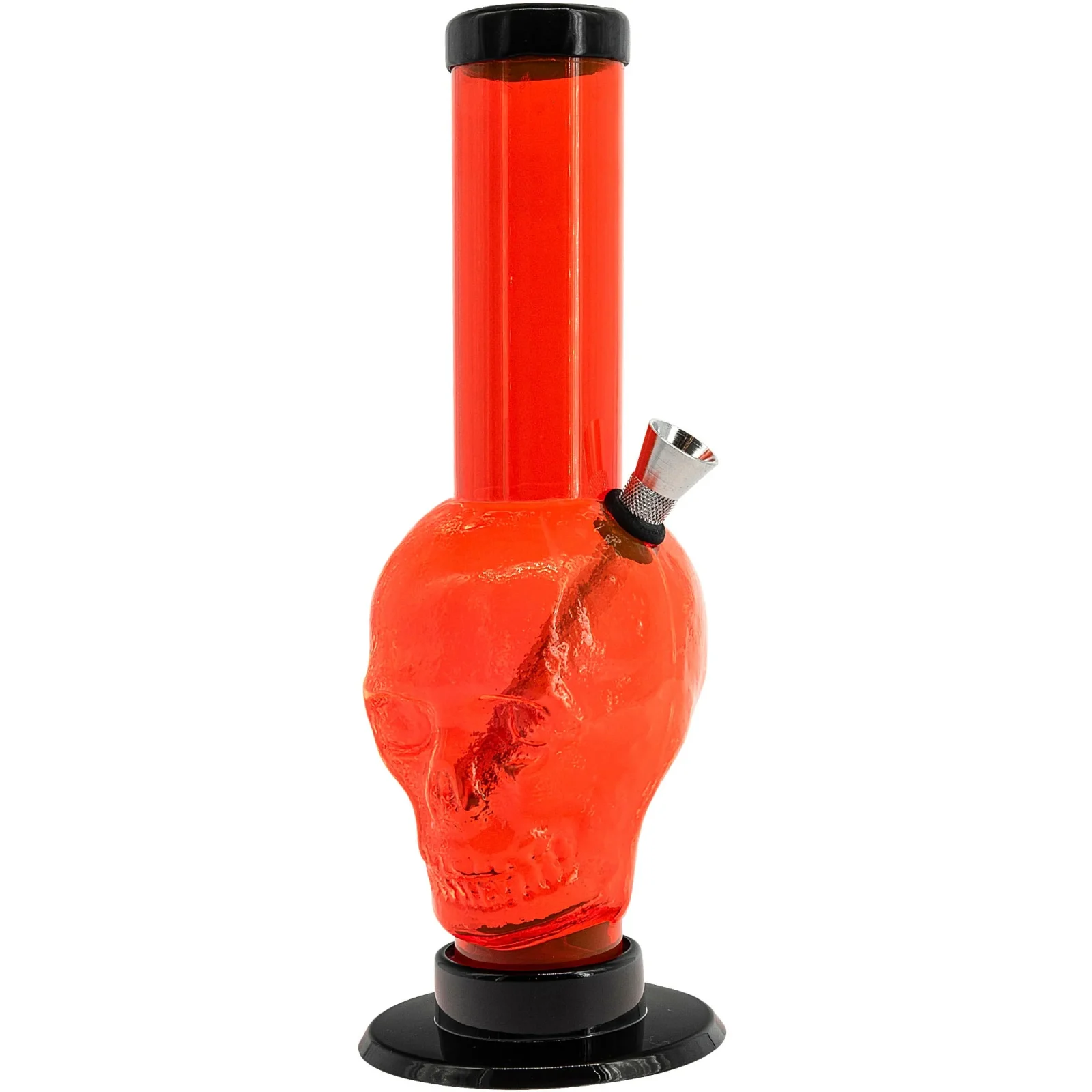 Acrylic Skull Bong9-12" - Multiple Colors - Image 2
