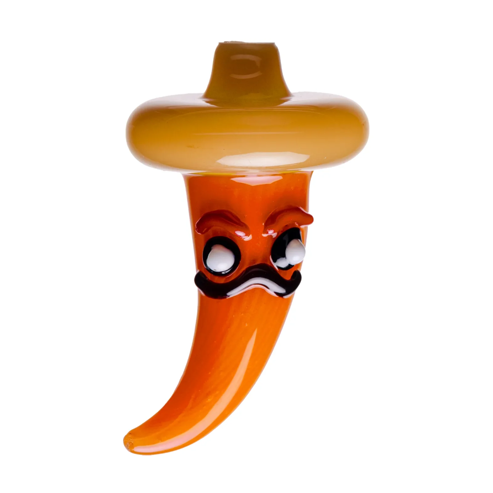 Human Grade Chili Pepper Glass Carb Cap - Image 2