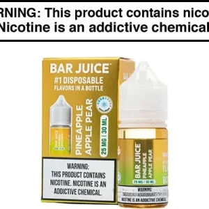 PINEAPPLE APPLE PEAR BY BAR JUICE BJ15000 SALTS 30ML