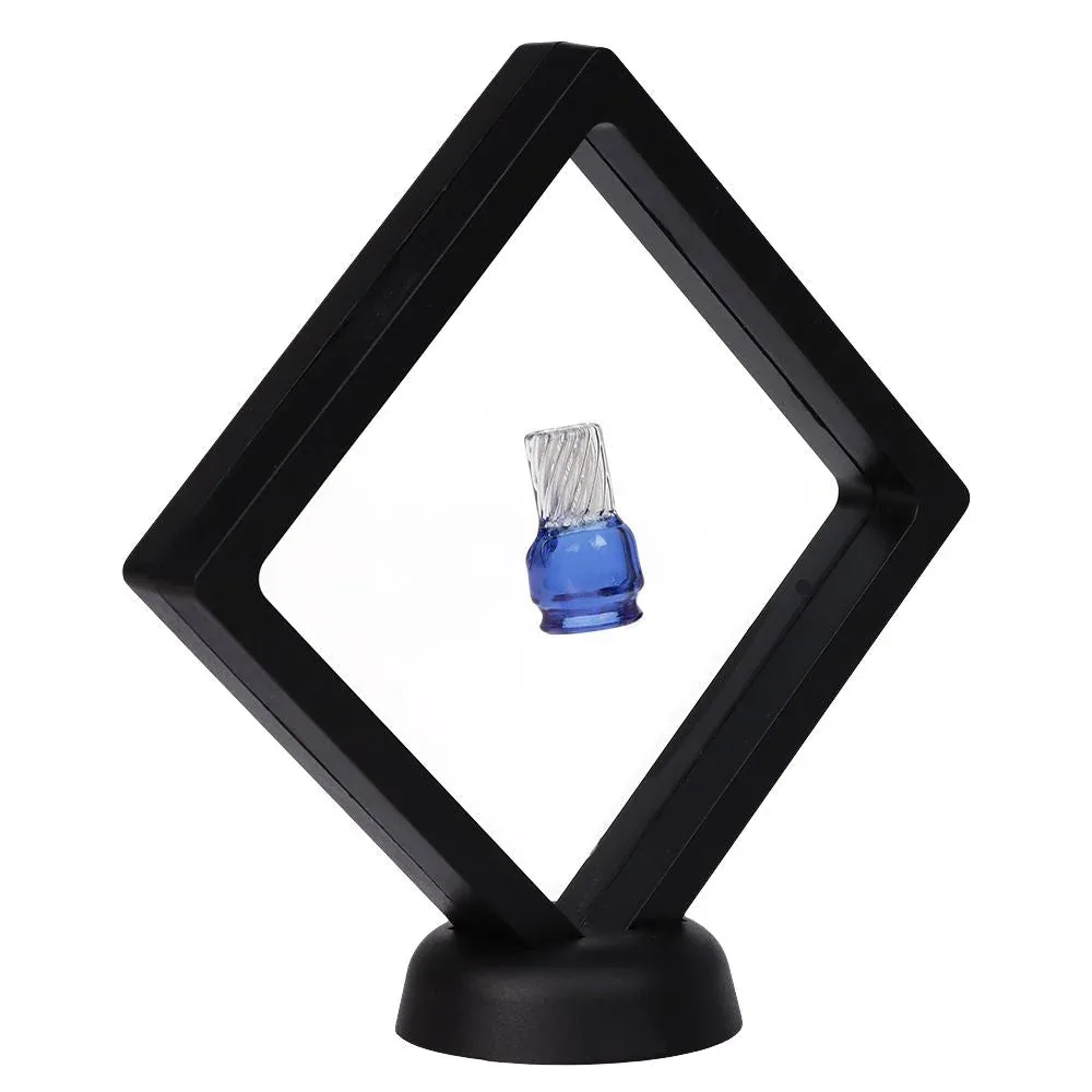 Pulsar Vortex Glass Mouthpiece Attachement for Puffco Pivot w/ Display Stand - Colors Vary - Image 2