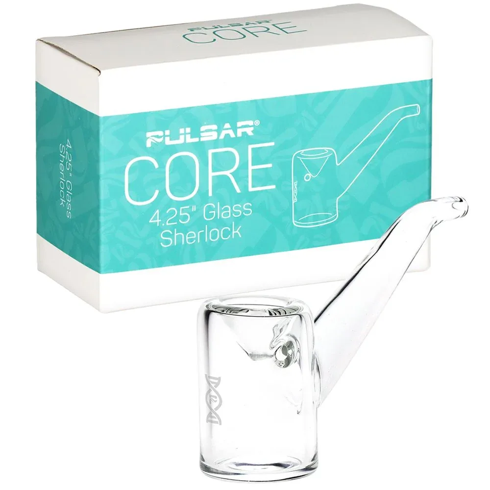 Pulsar CORE Sherlock Glass Hand Pipe - 4.25"