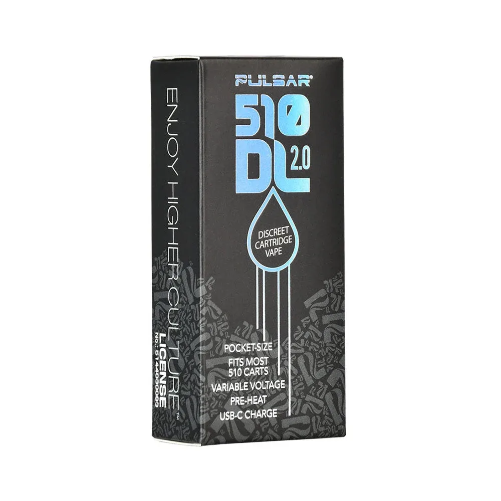 Pulsar 510 DL 2.0 Design Series Variable Voltage Vape Bar | 650mAh - Image 2
