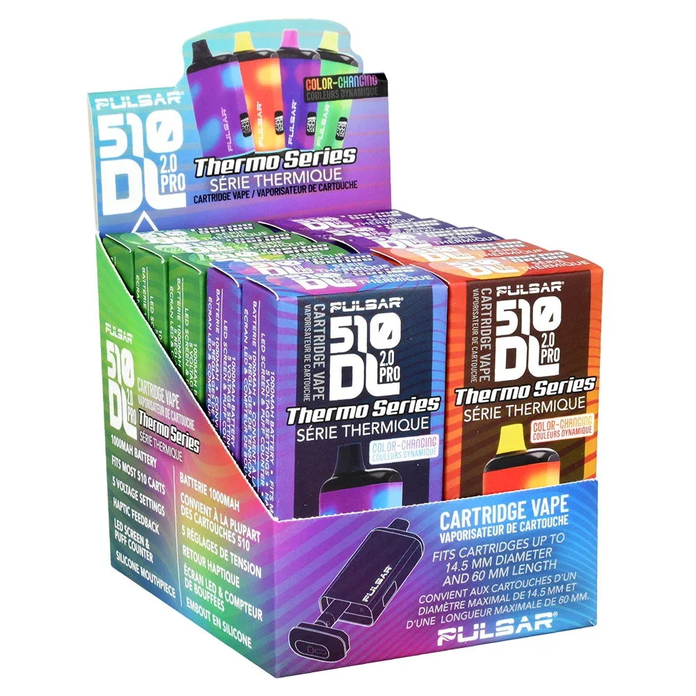 Pulsar 510 DL 2.0 Pro VV Vape Bar | Thermo Series | 1000mAh - Image 2