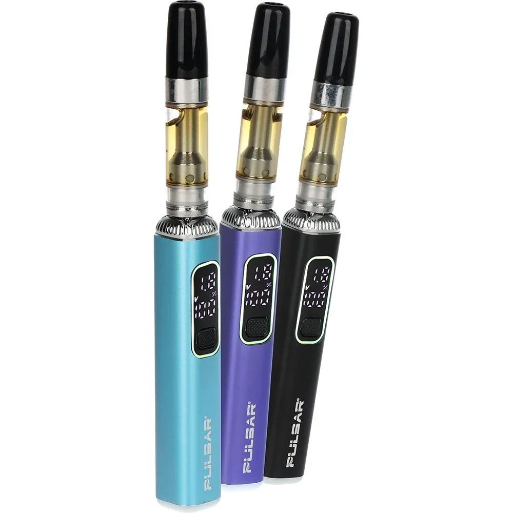Pulsar 510 Square Digital Display Vape Battery | 400mAh | Assorted Colors | 24ct Display - Image 2