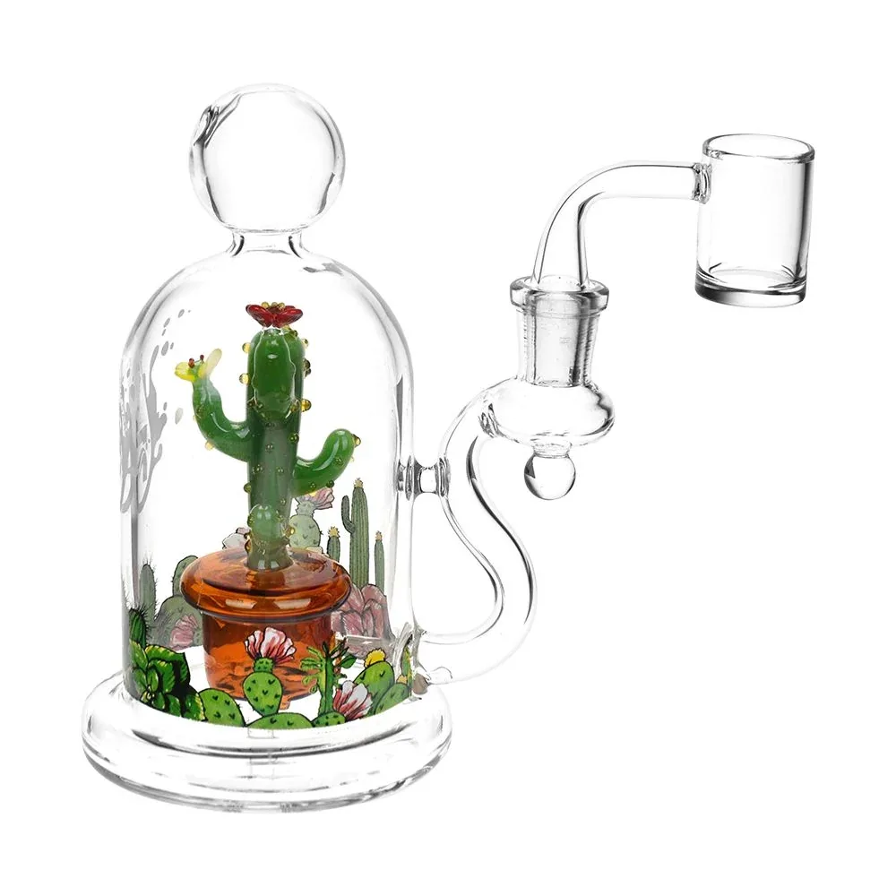 Pulsar Cactus Terrarium Glass Dab Rig - 6" / 14mm F - Image 2