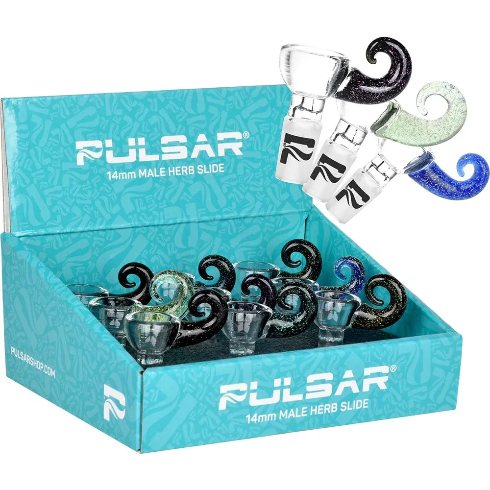 Pulsar Come Hither Dichro Handle Herb Slide -14mm M / 9ct